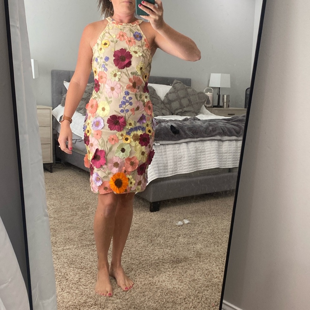 Floral dress size small